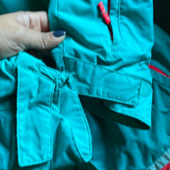 Columbia Kids L 14/16 Hooded Omni Heat Coat Teal & Pink - Picture 2 of 16
